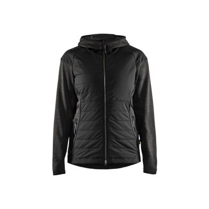 Blåkläder 5931 dame hydbrid jakke, mørk grå/sort