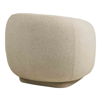 Hawkes loungestol med drejefunktion, sand