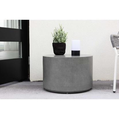 Venture Design Lissabon sidebord, grå, Ø60 cm