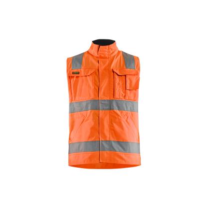 Blåkläder 8505 high vis vest, hi-vis orange/marineblå