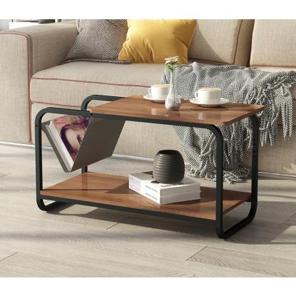 Sidebord med avisholder, 86,5 x 40 x 46 cm