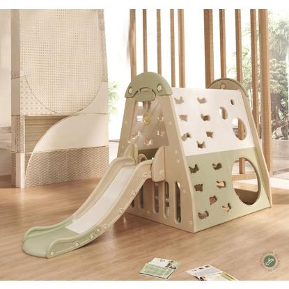 Kids Zone activity legehus med gynge og rutsjebane