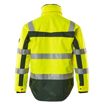 MASCOT SAFE COMPETE Teresina vinterjakke, hi-vis gul/grøn