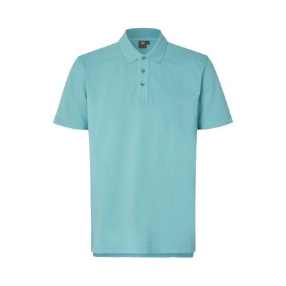 ID Ease 0556 poloshirt, lyocell, støvet aqua
