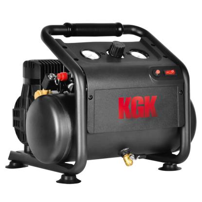 KGK 5/10 S bærbar lydsvag kompressor, 8 bar, 1 HK, 5 liter