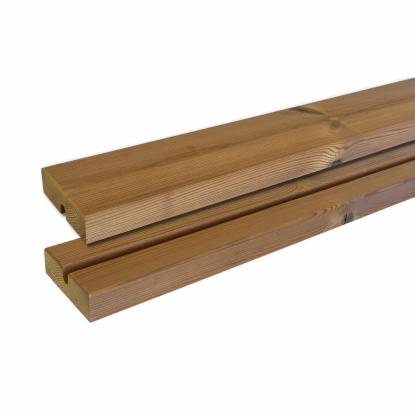 PLUS Café plankebænk, ThermoWood, 127 cm