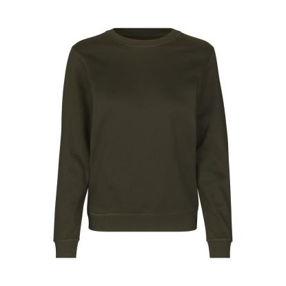 ID 0683 sweatshirt, økologisk, dame, oliven