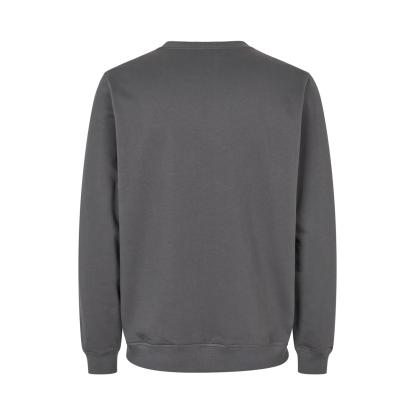 ID 0682 sweatshirt, økologisk, silver grey