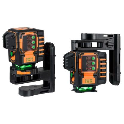 geo-FENNEL Geo4-XR GREEN selvnivellerende krydslinjelaser med 4 laserkryds