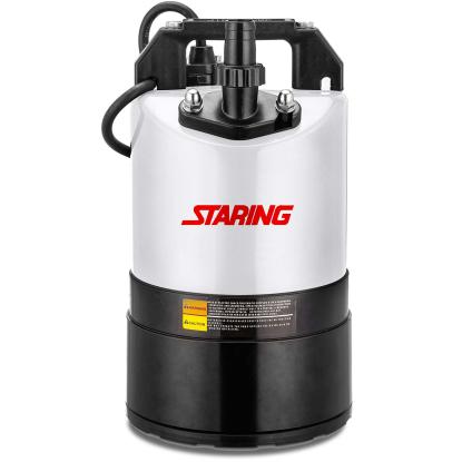 STARING STP2-480DW entreprenørpumpe med fladsug og kontraventil, 1" afgang