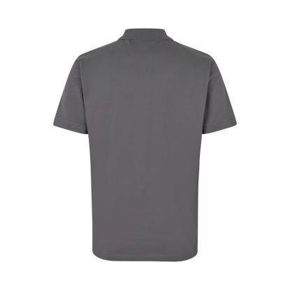 ID 0586 poloshirt, økologisk, silver grey