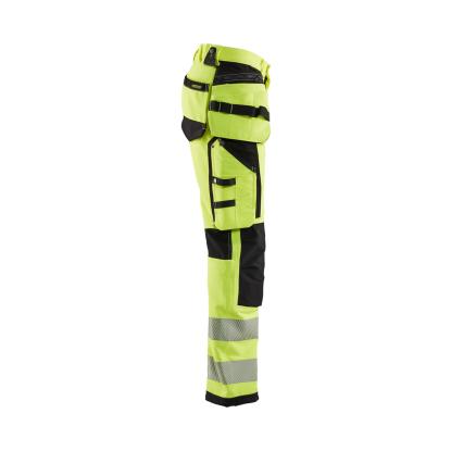 Blåkläder 1997 high vis buks 4-vejs stretch, hi-vis gul/sort