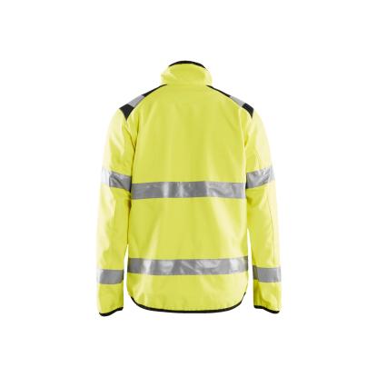Blåkläder 4877 high vis light softshell jakke, hi-vis gul/sort
