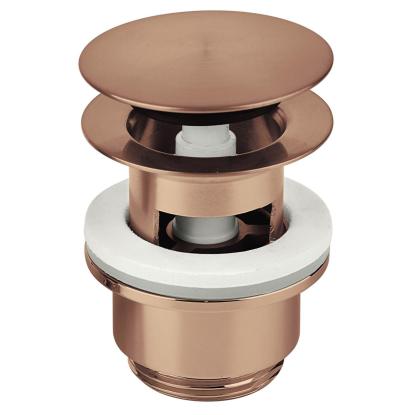 Damixa komplet push-open bundventil, Ø63 mm, 1 1/4", kobber