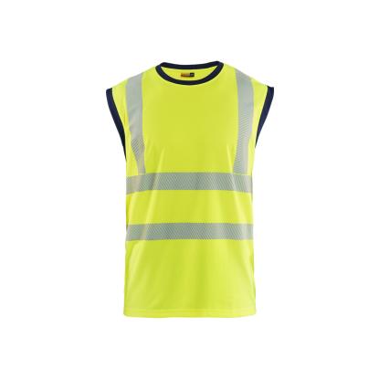 Blåkläder 3575 high vis tanktop, hi-vis gul/marineblå