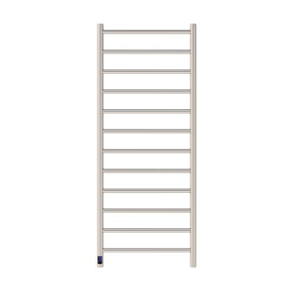 Habo Fern 12 håndklædetørrer, poleret rustfrit stål, 120 W, 500 x 1230 mm