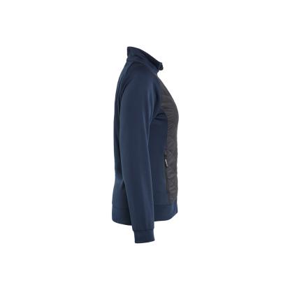 Blåkläder 3419 dame hybrid sweatshirt, mørk marineblå/sort