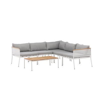 Venture Design Nettan hjørnesofasæt, hvid/lysegrå