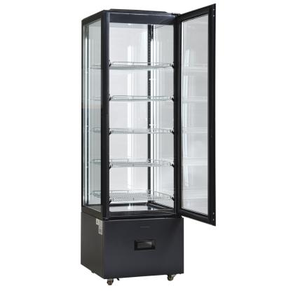 Scandomestic DC402BB displaykøleskab, 250 liter
