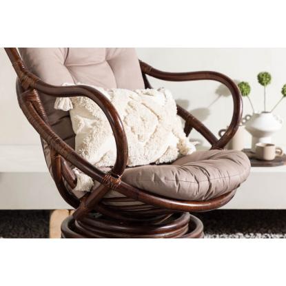 Venture Design Swing loungestol, mørk valnød