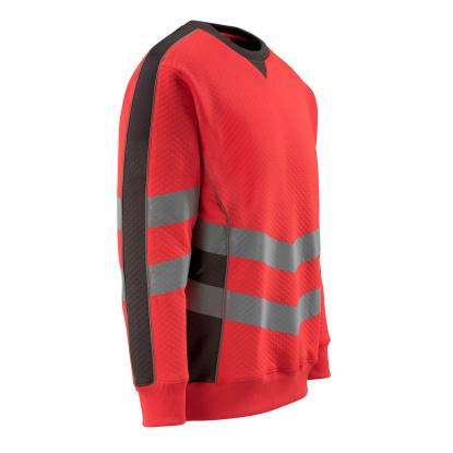 MASCOT SAFE SUPREME Wigton sweatshirt, hi-vis rød/mørk antracit