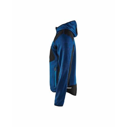 Blåkläder 4930 strikket jakke med softshell, marineblå/marineblå