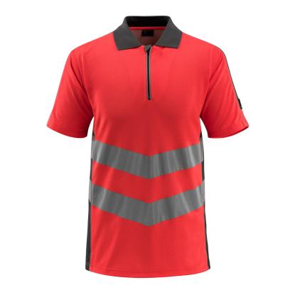 MASCOT SAFE SUPREME Murton poloshirt, hi-vis rød/mørk antracit