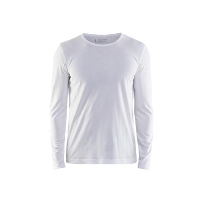 Blåkläder 3500 t-shirt lang ærme, hvid