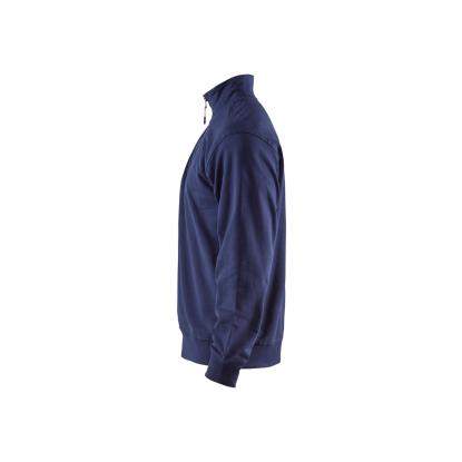 Blåkläder 3369 sweatshirt half zip, marineblå