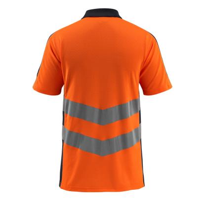 MASCOT SAFE SUPREME Murton poloshirt, hi-vis orange/mørk marine