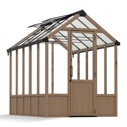 Canopia by Palram Natura drivhus, cedertræ/polycarbonat - 8,6 m²