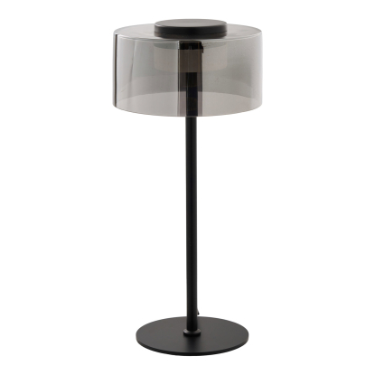 Cholet LED bordlampe, H45 cm, sort/klar