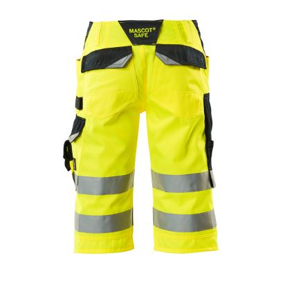 MASCOT SAFE SUPREME Luton arbejdsshorts, hi-vis gul/mørk marine
