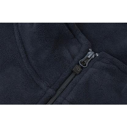 ID 0803 cardigan, mikrofleece, navy
