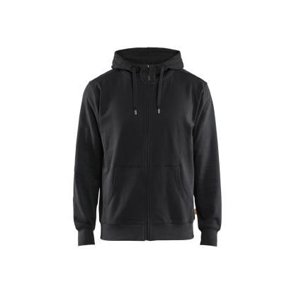 Blåkläder 3366 hættetrøje full-zip, sort