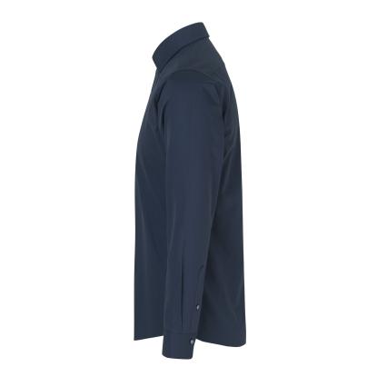 Seven Seas S51 hybridskjorte, slim, navy