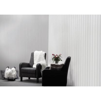 Huntonit Perlestaf vægpanel, 11 x 600 x 2390 mm, frost - 2,86 m²