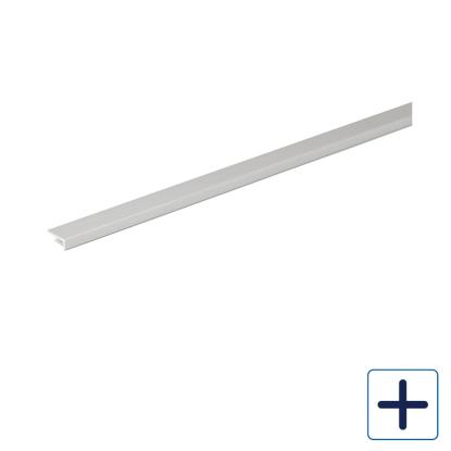 Habo SA46 selvklæbende kantliste, aluminium