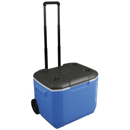 Coleman Tricolor 60QT Performance køleboks med hjul, blå/grå