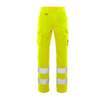 MASCOT SAFE LIGHT arbejdsbukser med lårlommer, hi-vis gul