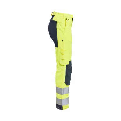Blåkläder 7191 dame multinorm buks med stretch inherent, hi-vis gul/marineblå
