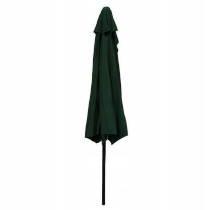 Altan parasol med håndsving, grøn, 240 cm