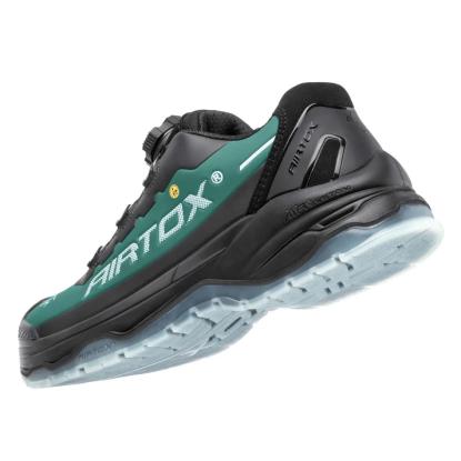 Airtox TX33 S3 sikkerhedssko med wireluk, ESD, sort/grøn