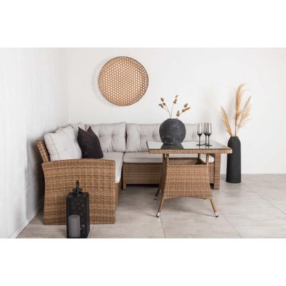 Venture Design Watford hjørnesofasæt, natur/hvid