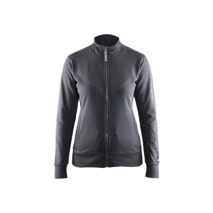 Blåkläder 3372 dame sweatshirt full zip, mørk grå