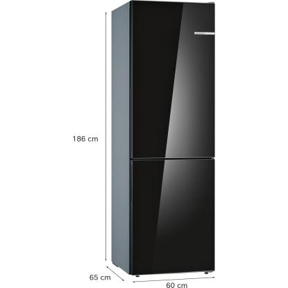 Bosch KGV36VBEAS fritstående kølefryseskab, 214 + 94 liter