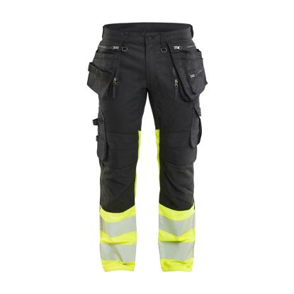 Blåkläder 1130 high vis buks stretch, sort/hi-vis gul