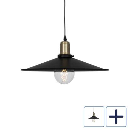 Globen Lighting Disc pendel, sort