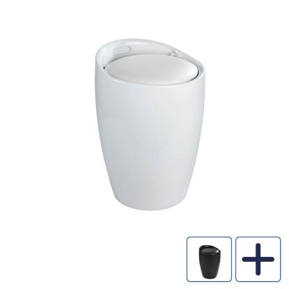 WENKO Candy vasketøjskurv med pose