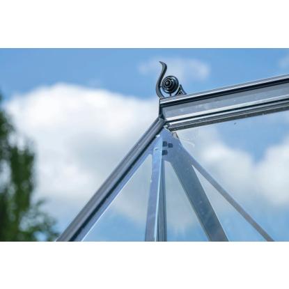 Halls Icon 8 drivhus 11,2 m², alu, 3 mm hærdet glas